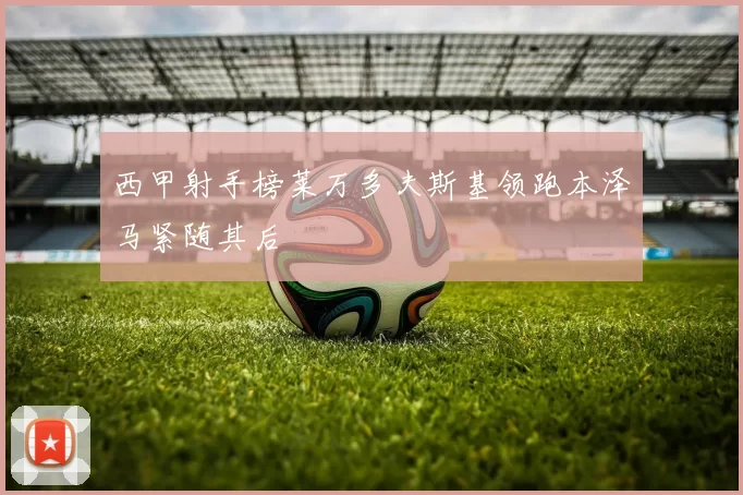 西甲射手榜莱万多夫斯基领跑本泽马紧随其后