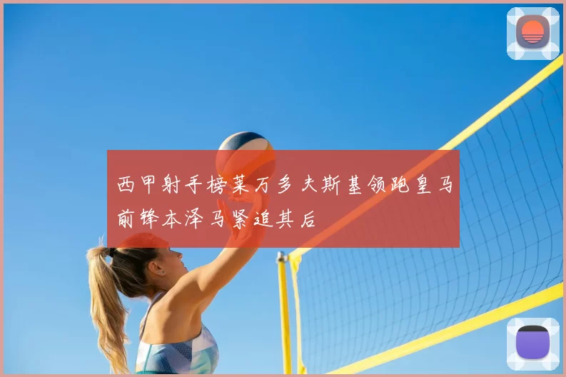 西甲射手榜莱万多夫斯基领跑皇马前锋本泽马紧追其后
